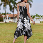 Nadorine Women Midi Dress Bohemian Beach Cover Up Dress