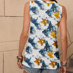 Zeagoo Women's Tank Tops Loose Fit Casual V Neck Boho Shirts