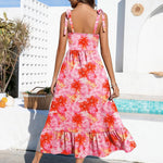 Nadorine Maxi Dress with Pockets Spaghetti Strap Sundress
