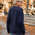 Nadorine Women's Oversized Button Sweaters Open Front Cardigans