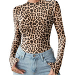 Fashion Slim Fit Mesh Long Sleeve Underwear T-shirt (US Only)