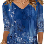 Zeagoo Womens 3/4 Length Sleeve Tunic Tops