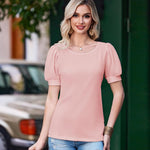 Zeagoo Women's T-Shirt Crew Neck Short Sleeve Tops (DE Only)