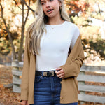 Nadorine Women's Oversized Button Sweaters Open Front Cardigans