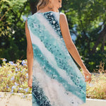 Nadorine Casual Boho Sleeveless Sundresses with Pockets