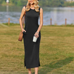 Nadorine Maxi Dresses Summer Dress Sleeveless Beach Dress (DE Only)