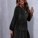 Nadorine Women's Long Sleeve Elegant Velvet Dress (DE Only)