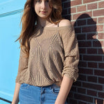 Nadorine Crochet Tops Off The Shoulder Sweaters