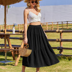 Nadorine Long Women's Elegant Maxi Skirt with Pockets (DE Only)