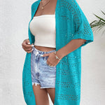 Nadorine Short Sleeve Boho Oversized Knitted Cardigan