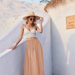Nadorine Skirt Long Elegant Skirts High Waist Maxi Skirt (DE Only)
