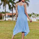 Nadorine Women Midi Dress Bohemian Beach Cover Up Dress