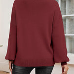 Nadorine Pullover Damen Strickpullover Warm Winterpullover Rundhals (DE Only)