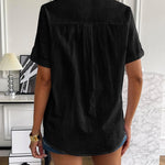 Nadorine Women Linen Button Down Shirt