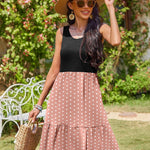 Nadorine Women Summer Dresses Sleeveless Casual Tank Dress