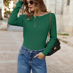 Nadorine Knitted Pullover Ribbed Long Sleeve Pullover (DE Only)