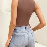Nadorine Women's Double Lined Square Neck Tank Top
