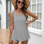 Zeagoo Womens Loose Fit Tank Tops Scoop Neck Tops