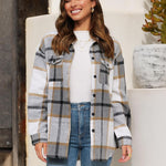 Nadorine Women's Checked Shirt-Jacket