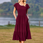 Nadorine Summer Dress Women's Dresses Short Sleeve Dress (DE Only)