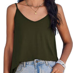 Nadorine Tank Top V-Neck Sleeveless Summer Tops (DE Only)