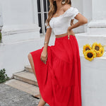 Nadorine Rock Damen Elegant Hohe Taille Skirt (DE Only)