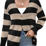 Nadorine Women's Oversized Button Sweaters Open Front Cardigans