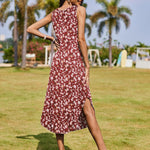 Nadorine Women Casual Summer Dress Pleated Sundress