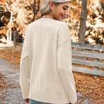Nadorine Women's Oversized Button Sweaters Open Front Cardigans