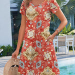Zeagoo Womens Summer A-Line Flowy Dress with Pockets