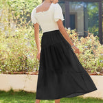 Nadorine Long Women's Elegant Maxi Skirt with Pockets (DE Only)