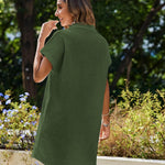 Zeagoo Womens Button Down Shirt Dress Cotton Linen Dress