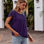 Nadorine Women's Blouse Batwing Blouse Shirts (DE Only)