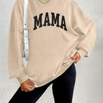 Nadorine  Oversized Sweatshirts Graphic Print Tops