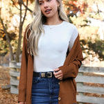 Nadorine Women's Oversized Button Sweaters Open Front Cardigans