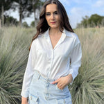 Nadorine Blouses for Women Silk Button Down Shirts