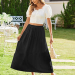 Nadorine Long Women's Elegant Maxi Skirt with Pockets (DE Only)