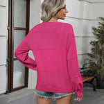 Nadorine Cardigan Long Sleeve Crochet Shrug Soft Knit Sweater