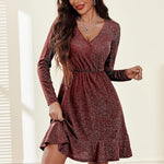 Nadorine Dress Women's Christmas Dress Elegant Winter Dress (DE Only)