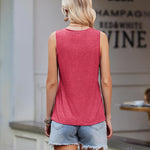 Zeagoo Women's Tank Top Sleeveless Tops V-Neck Blouse (DE Only)