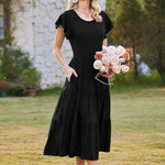 Nadorine Summer Dress Women's Dresses Short Sleeve Dress (DE Only)