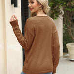 Zeagoo Womens Sweaters Long Sleeve Shirts Off Shoulder Crochet