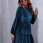 Nadorine Women's Long Sleeve Elegant Velvet Dress (DE Only)