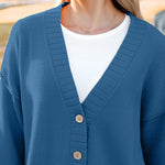 Nadorine Women's Open Front Oversized Soft Knit Sweater Cardigan