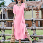Nadorine Women Floral Summer Dress Casual Beach Dress