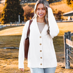 Nadorine Women's Open Front Oversized Soft Knit Sweater Cardigan