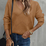 Nadorine Women's Knitted Jumper Elegant Pullover (DE Only)
