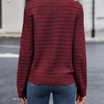 Nadorine Women's Knit Cardigan Long Sleeve Open Front Cropped Jackets