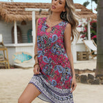 Nadorine Dresses Women's Sleeveless Bohemian Dress (DE Only)