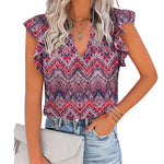 Shirts Short Sleeve Loose T Shirt Blouses - Nadorine (Us Only)